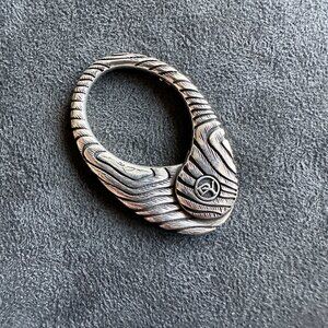 David Yurman Ironwood Carabiner Key Chain - RARE